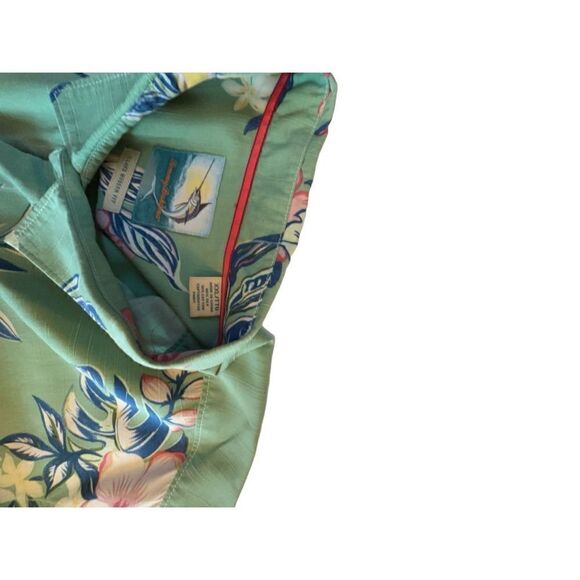 Tommy Bahama 100% silk shirt men’s xxl - Picture 7 of 9